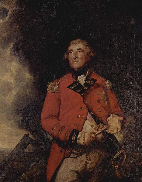 Portrat des Lord Heathfield, Gouverneur von Gibraltar